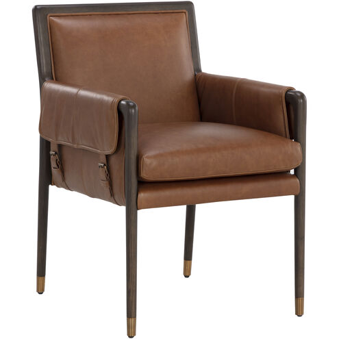 Mauti Brown / Shalimar Tobacco Leather Dining Armchair